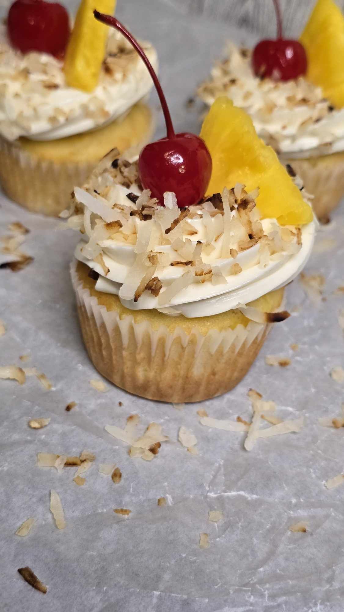 Pina Colada Cupcakes