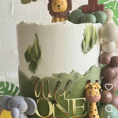 6” GF/DF 3 Layer Smash Cake
