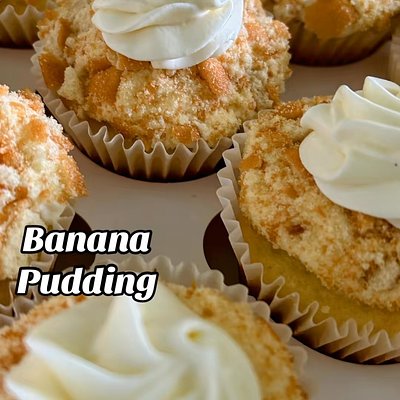 Banana Pudding Cupcakes 