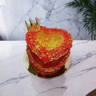 Heart Cake 4 Layers/10”