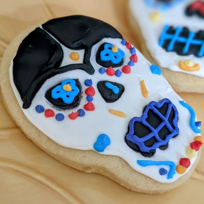 Dia De Los Muertos Sugar Skull Cookies