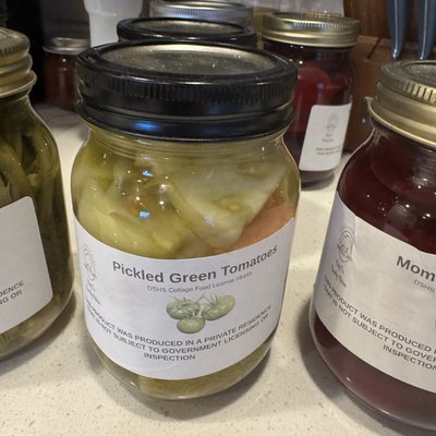 Pickled Green Tomatoes