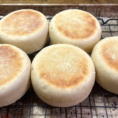 Sourdough English Muffins