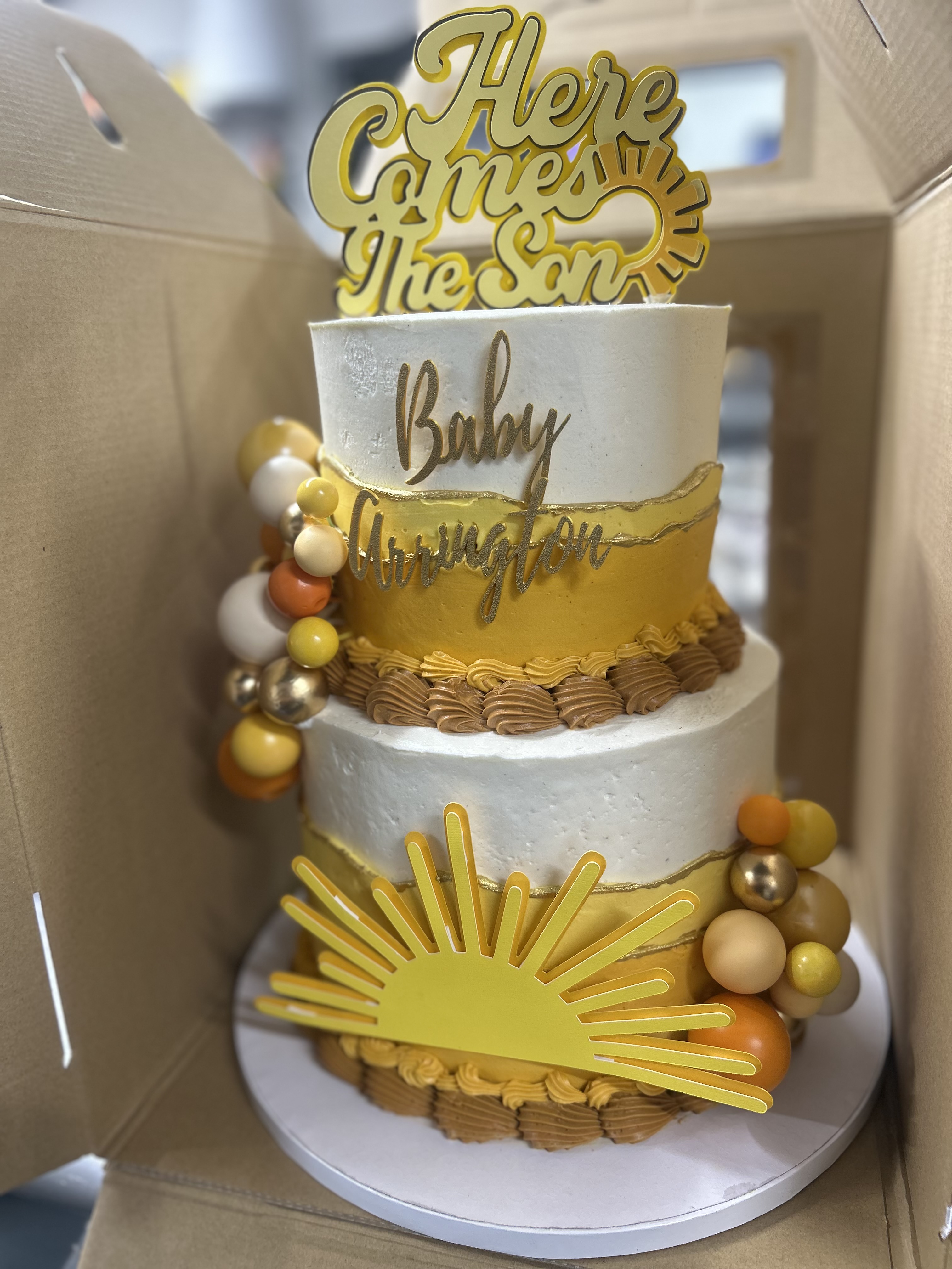 6 & 8 Inch Tier Cake 3 Layers