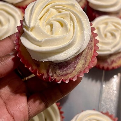 Lemon Blueberry  Cupcakes 