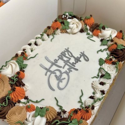 1/4 Sheet Cake 