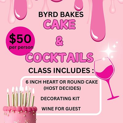 Private Cake And Cocktails 