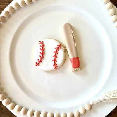 Baseball and Bat - Pair