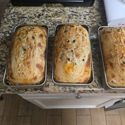 Jalapeño Cheddar Sourdough Loaf