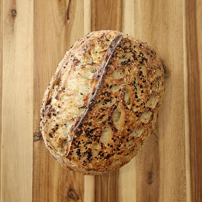 Organic Everything Bagel Sourdough Bread 
