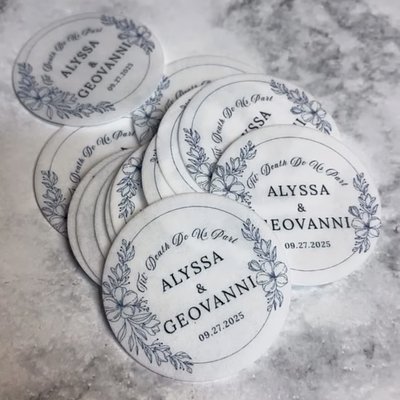 Wafer Paper (Drink Toppers)