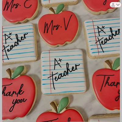 2 Cookie teacher Box 