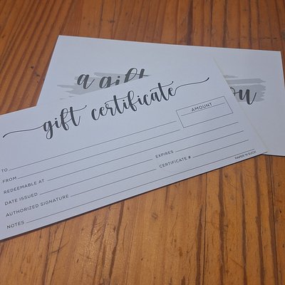 Gift Certificate