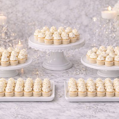 Mini Cupcakes Dessert Table