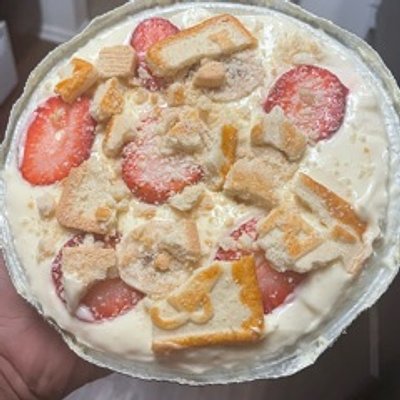 Personal Pan Strawberry Banana Pudding 