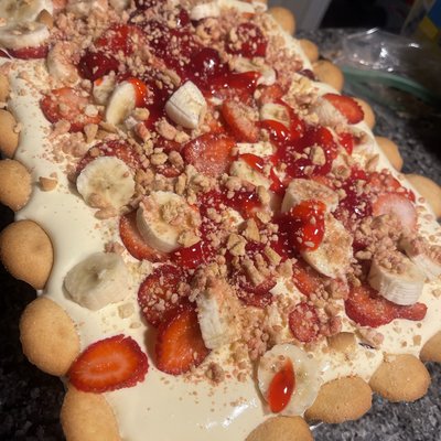 Banana Pudding Crumble ~Half Pan