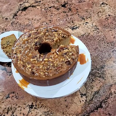Sweet Potato. Praline Pound Cake 