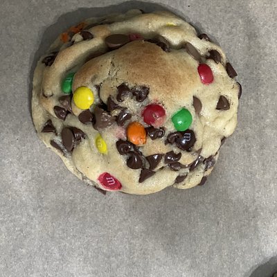 Sourdough M&m Choc Chip Cookie