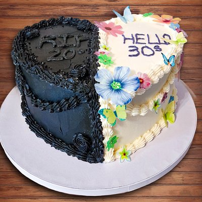 8" Heart Shaped Cake 