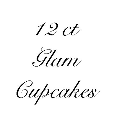 12 Ct Glam Cupcakes 