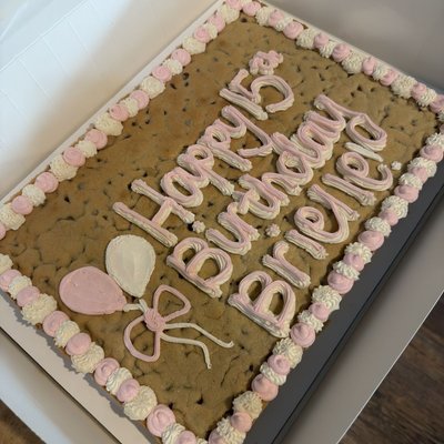 Rectangle Cookie Cake (Serves 12-20)