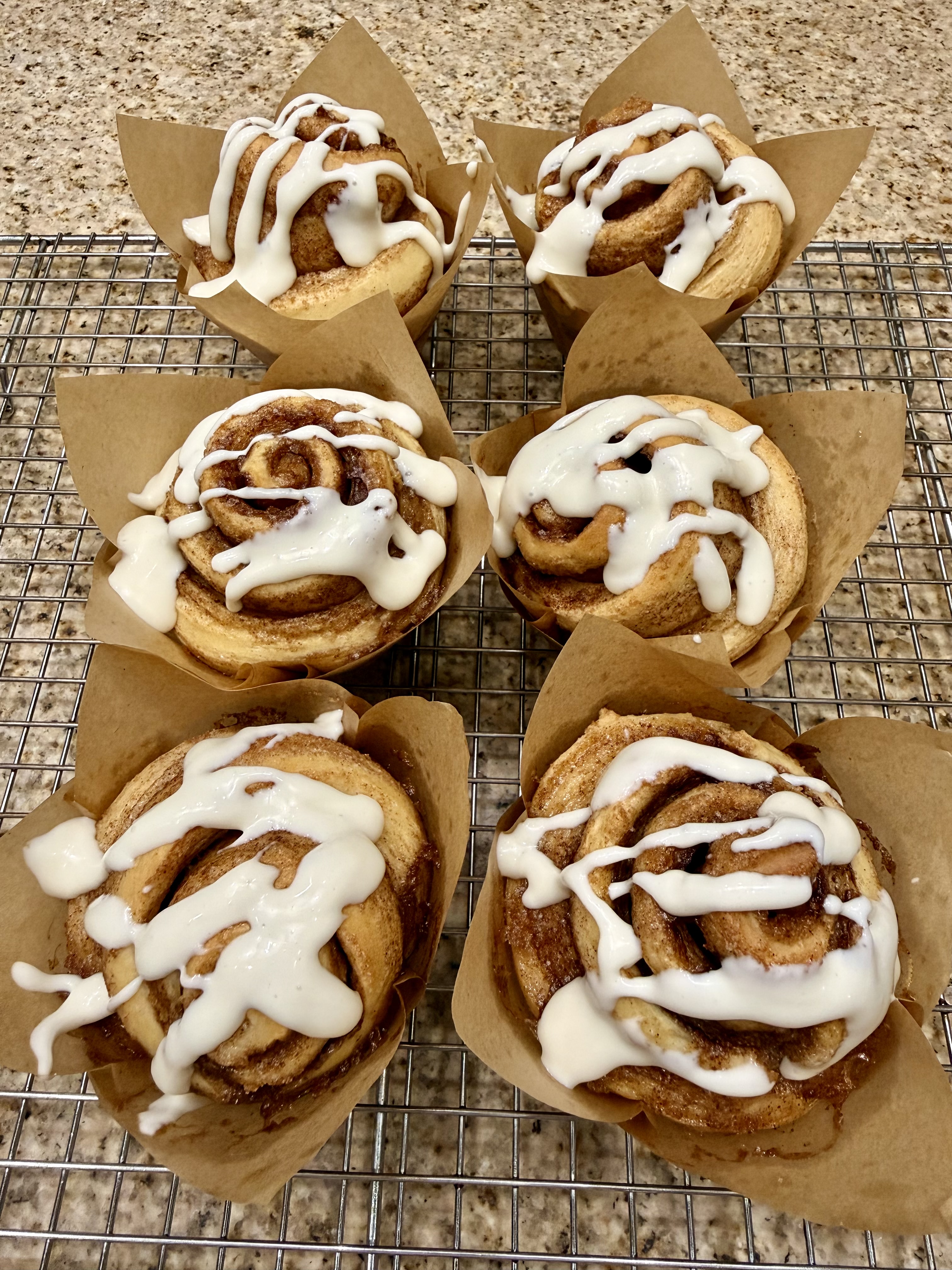 4 Pack- Cinnamon Roll Sourdough Muffin