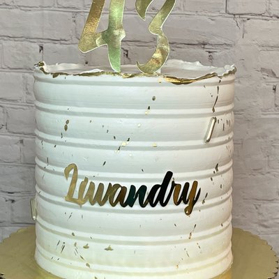 Simple White & Gold
