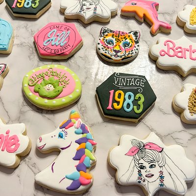 Platinum Decorated Sugar Cookies