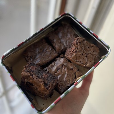 Holiday Brownie Tin