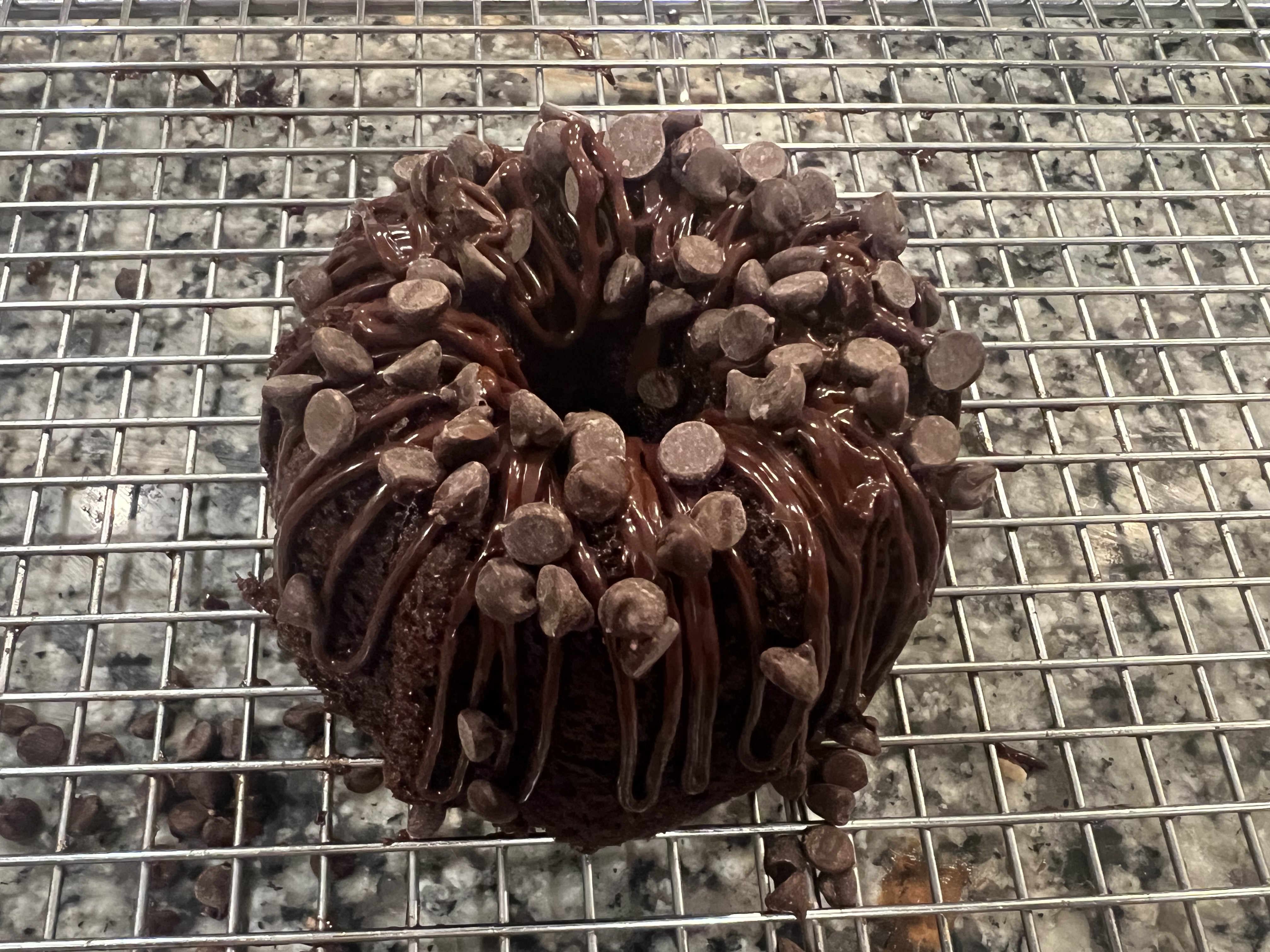 Mini Spicy Chocolate Bundt Cakes