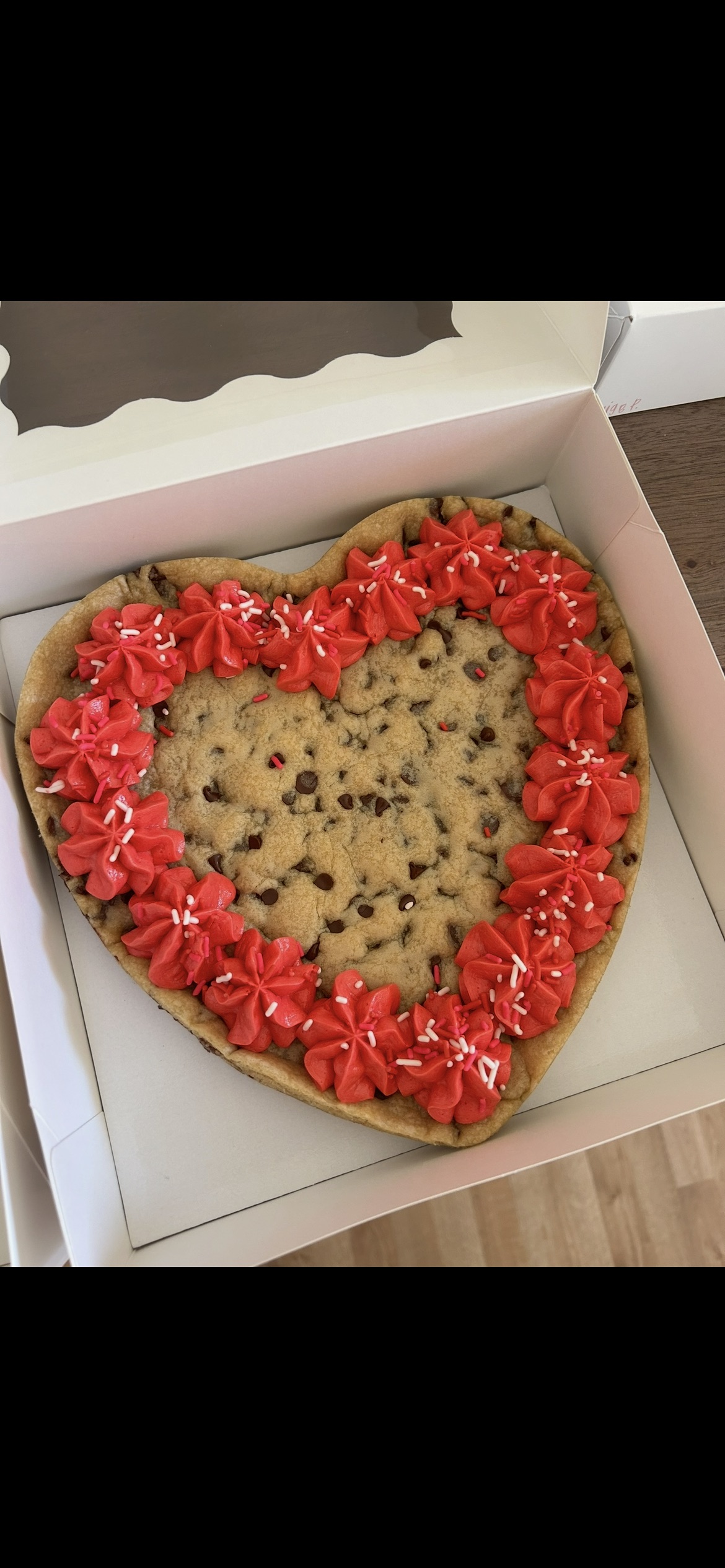 Mini Heart Cookie Cake