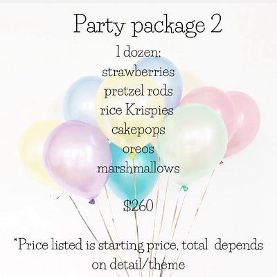 Party Package Number 2