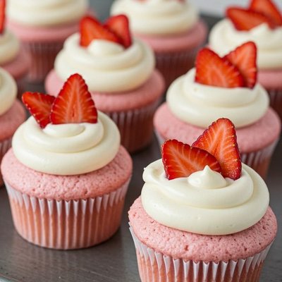 strawberry cupcake