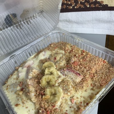 Strawberry Banana Pudding 🍓 