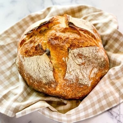 Roasted Garlic And Parmesan Sourdough Bread