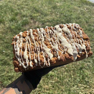 Pumpkin Streusel Maple Glaze Bread