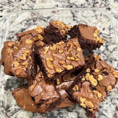 Brown Butter Walnut  Brownies 