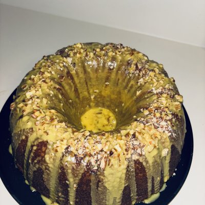 Sweet Potato Pecan Pound Cake