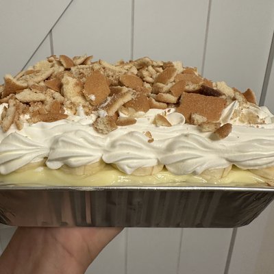 9x13 Banana Pudding Tres Leches Serves 15-18