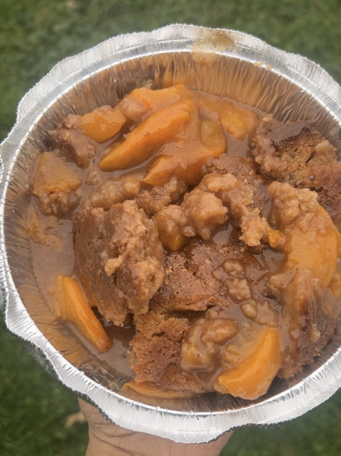 Peach 🍑 Cobbler 🥧 9” Round Pan 