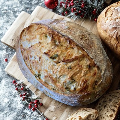 Jalapeno Cheddar Sourdough Bread 