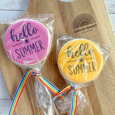 Hello Summer Cookie Pop