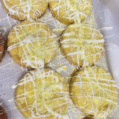 Lemon crunch cookie