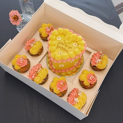 Bento Box Cake/Cupcakes