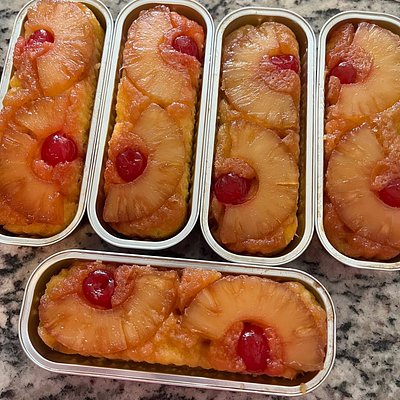 Pineapple Right Side Up Cake- Individual servings 