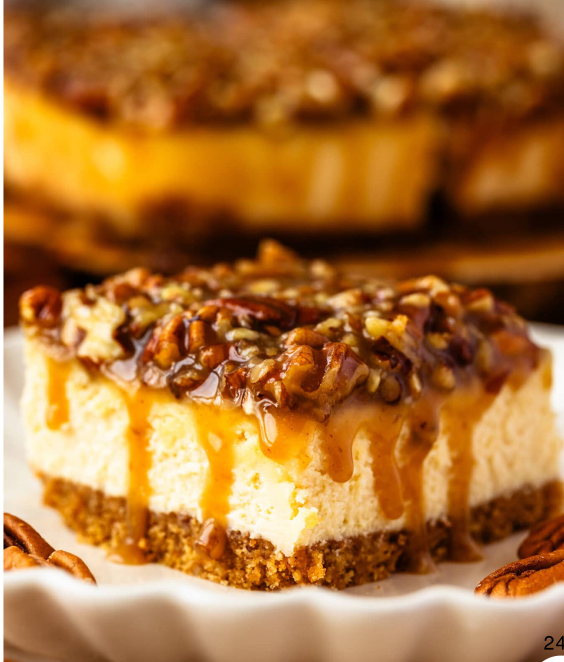 Pecan Pie Cheesecake Bar