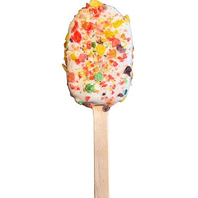 FRUITY PEBBLES CAKEPOPS
