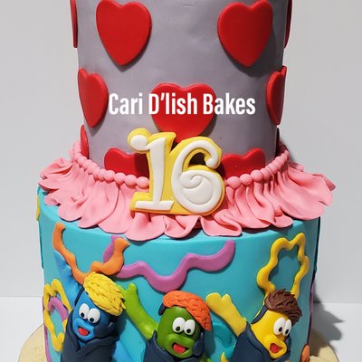 2 Tier Custom cAke- 4” & 6”