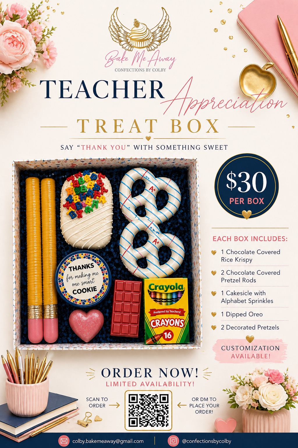 Teacher Appreciation Treat Box 
