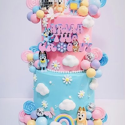 Tiered Cake (feeding Up To 40+)